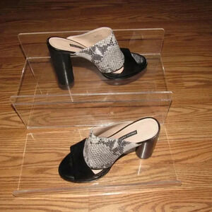 FRENCH CONNECTION Ursie Peep Toe Heels Sandals 8.5